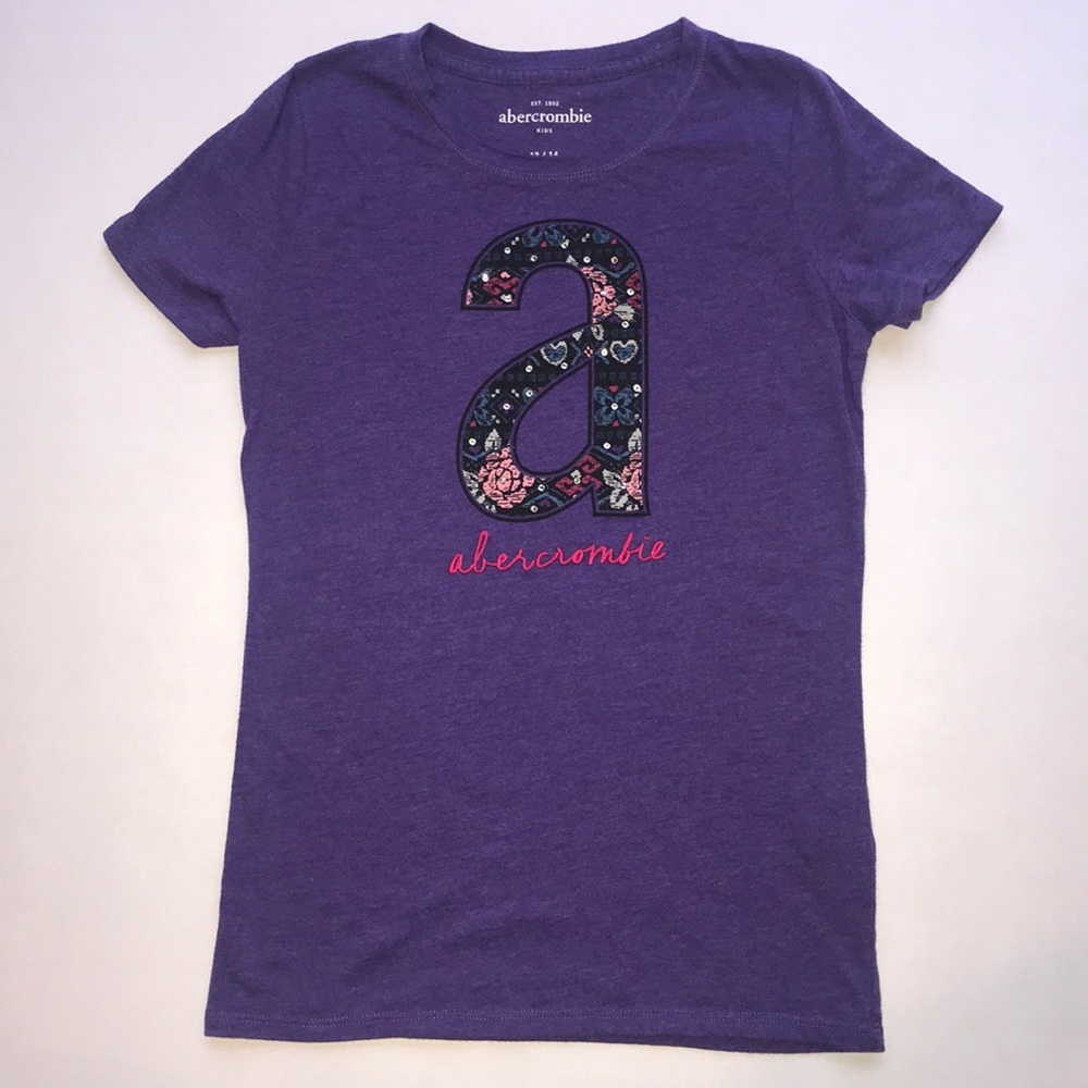 EUC Abercrombie Kids girls tee